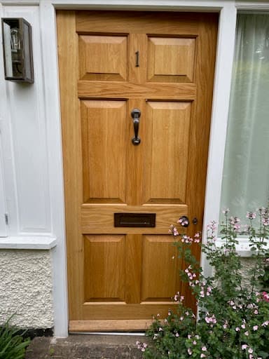 Old English Doors - Wooden Doors - Stained Glass — Customer photo