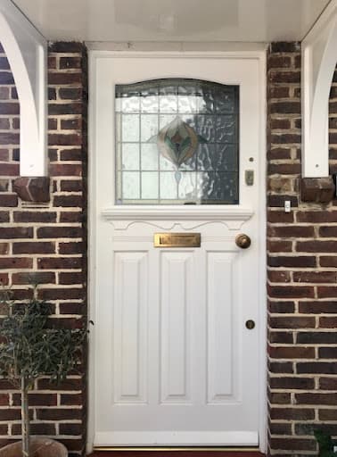 Old English Doors - Wooden Doors - Stained Glass — Customer photo