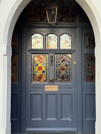 Old English Doors - Wooden Doors - Stained Glass — Customer photo