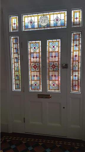 Old English Doors - Wooden Doors - Stained Glass — Customer photo