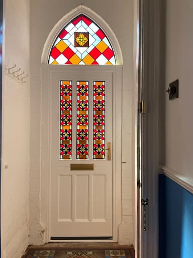 Old English Doors - Wooden Doors - Stained Glass — Customer photo